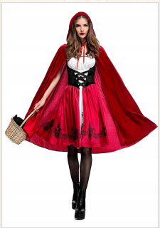 Halloweensky kostým Dospelý cosplay Little Red